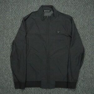 Travis Mathew Jacket Men Small Gray Private Parking Full Zip Lightweight Stretch